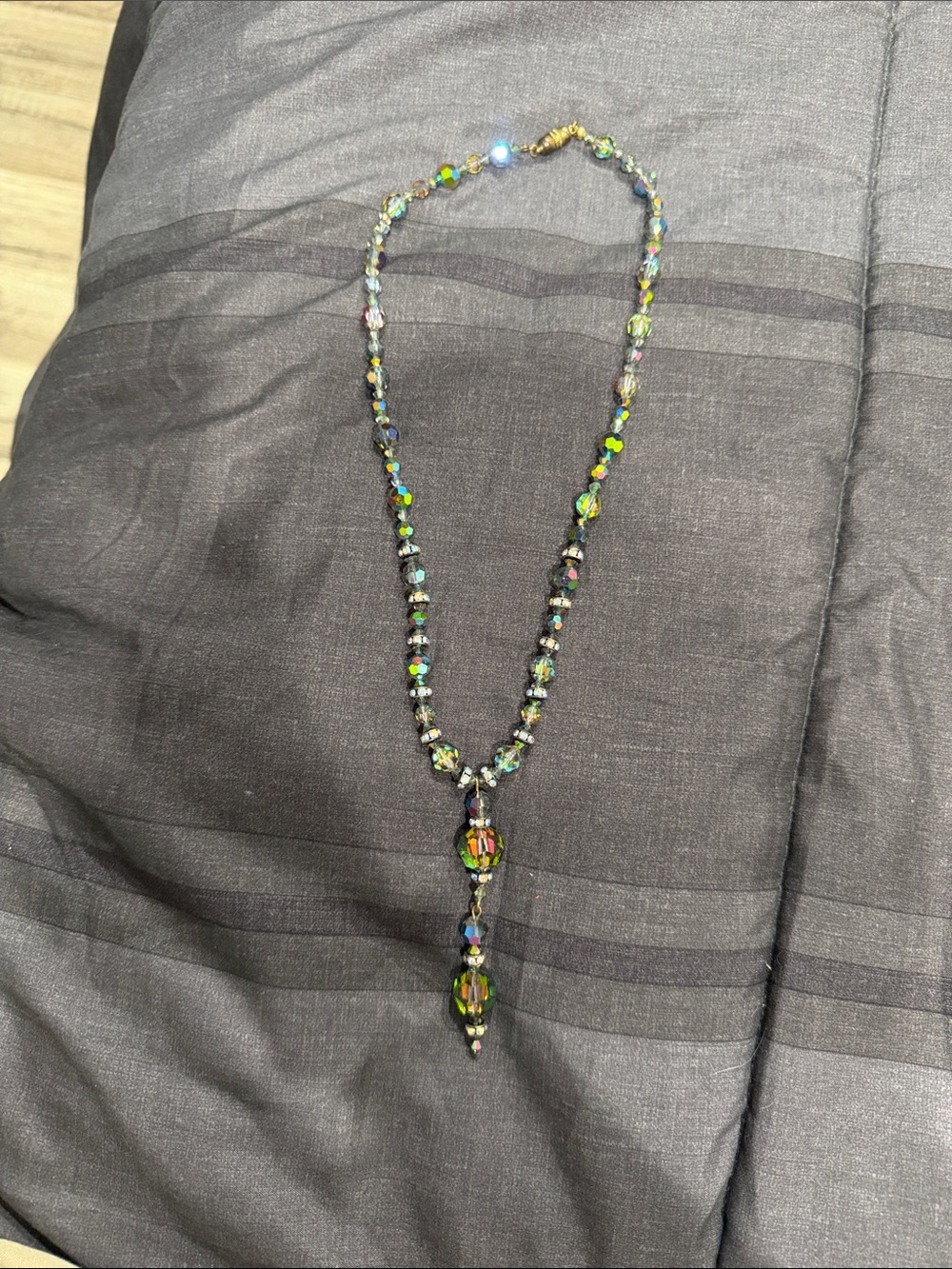 Multicolored Crystal Drop Necklace - Women Jewelry